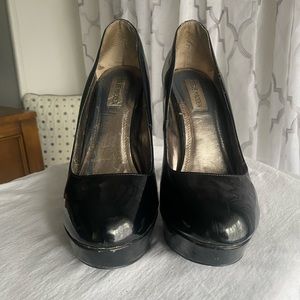Steve Madden Black patent leather heels